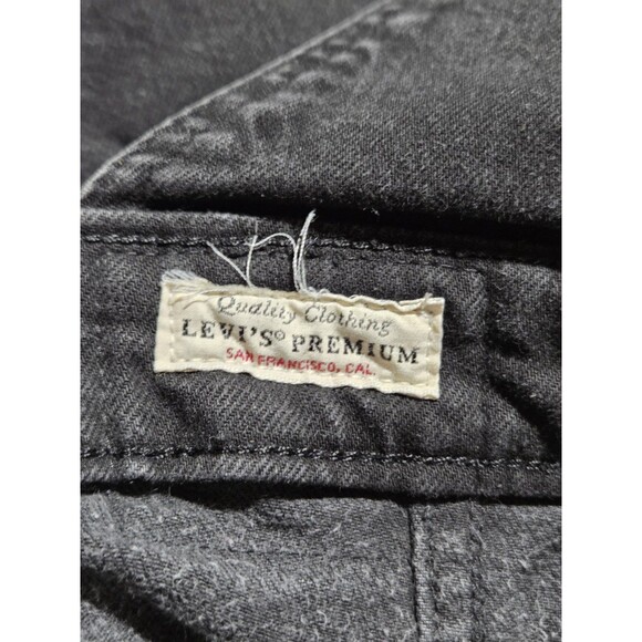 Levi’s Overalls Black Size 29 Women's Premium Stretch Wide Leg Denim - Picture 5 of 15